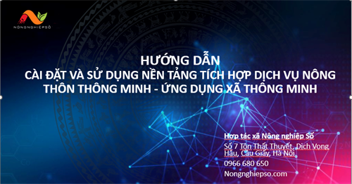 TẬP HUẤN CÀI ĐẶT VÀ SỬ DỤNG NỀN TẢNG TÍCH HỢP DỊCH VỤ NÔNG THÔN THÔNG MINH - ỨNG DỤNG XÃ THÔNG MINH TẠI XÃ PHÙ ĐỔNG, HUYỆN GIA LÂM, THÀNH PHỐ HÀ NỘI