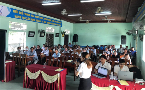 Tập huấn sử dụng các giải pháp ứng dụng xây dựng mô hình làng thông minh - xã kết nối tại xã Phong Hòa, huyện Phong Điền, tỉnh Thừa Thiên Huế