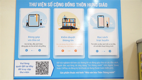 Mô hình “ Nhà văn hoá thôn thông minh” tại Nhà văn hoá thôn Hưng Giáo xã Tam Hưng