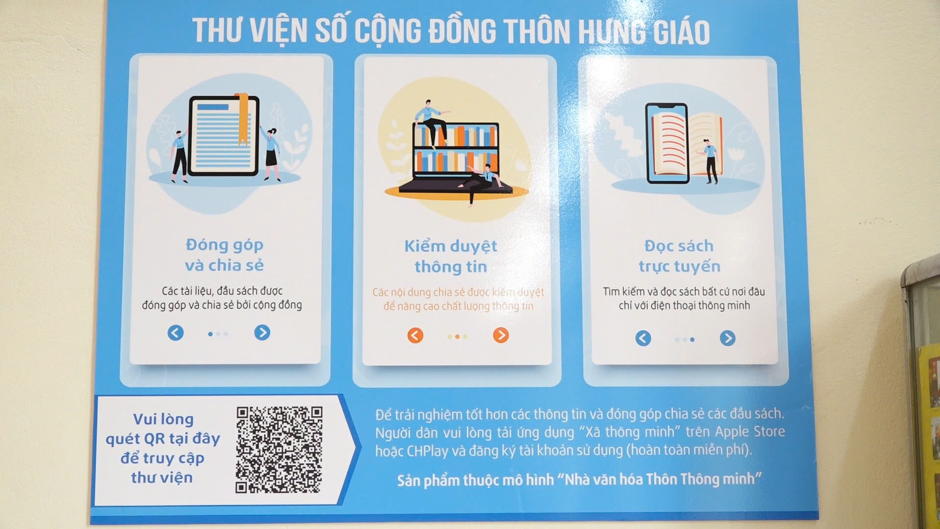 Mô hình “ Nhà văn hoá thôn thông minh” tại Nhà văn hoá thôn Hưng Giáo xã Tam Hưng